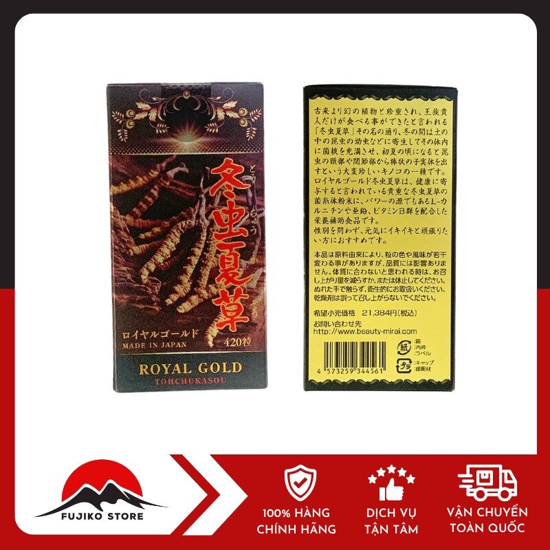 BEAUTY MIRAI- Viên uống đông trùng hạ thảo 420 viên