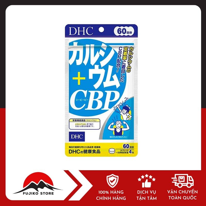DHC - Viên uống bổ sung Canxi + CBP tăng chiều cao 60 ngày
