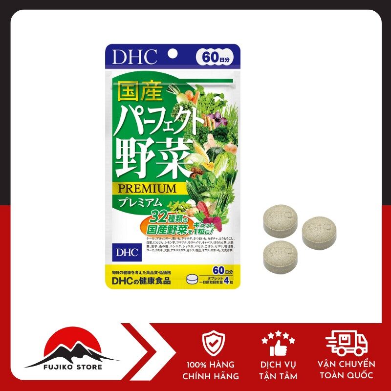 DHC - Viên uống rau củ Premium 60 ngày (240 viên)