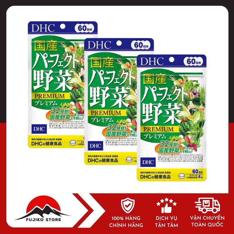 DHC - Viên uống rau củ Premium 60 ngày (240 viên)