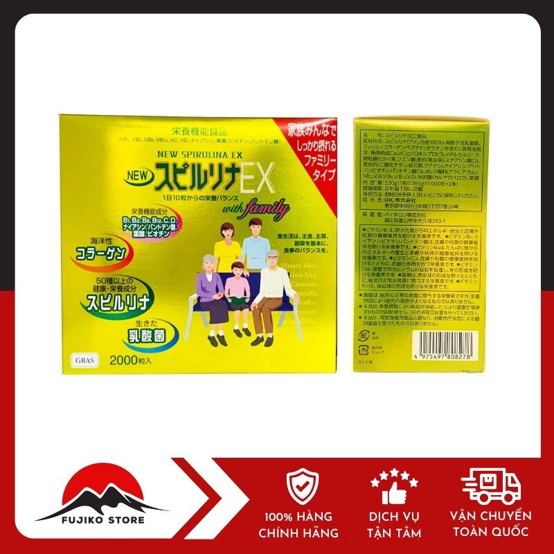 DIC LIFETEC- Tảo Vàng EX Family (2000 viên)