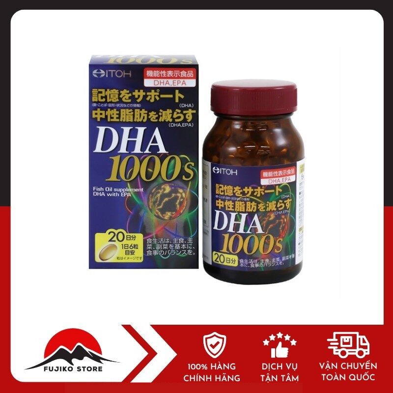 ITOH- Viên uống bổ sung DHA 1000s 120 viên