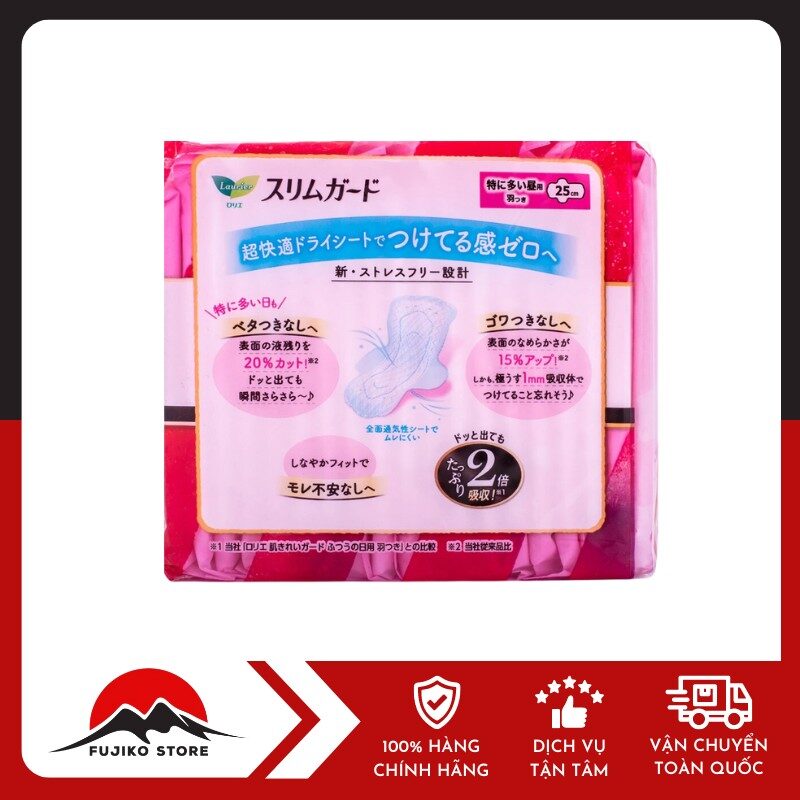 KAO - BVS Laurier Slim Guard có cánh 25cm (19 m)