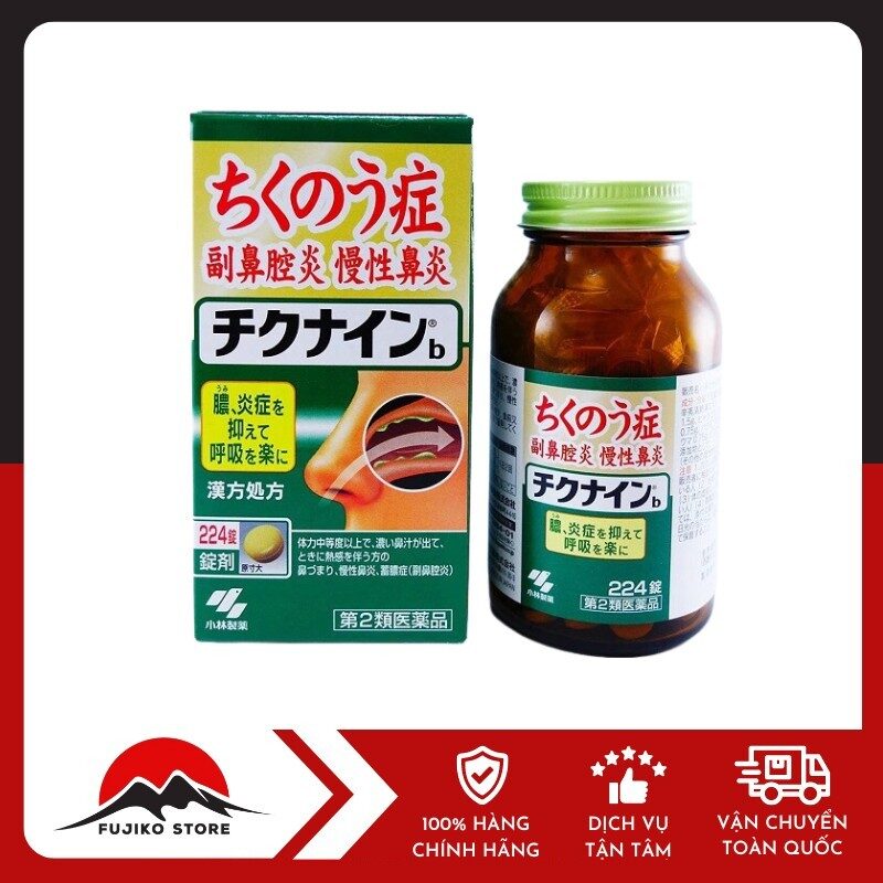 KOBAYASHI- Viên hỗ trợ trị xoang Chikunain b 224v