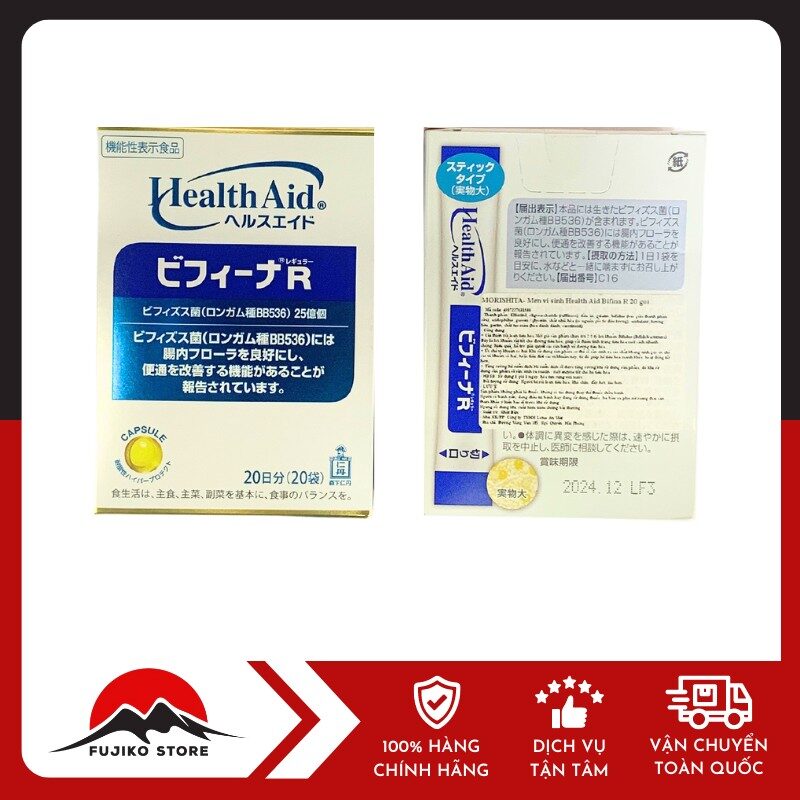 MORISHITA - Men vi sinh Health Aid Bifina R 20 gói