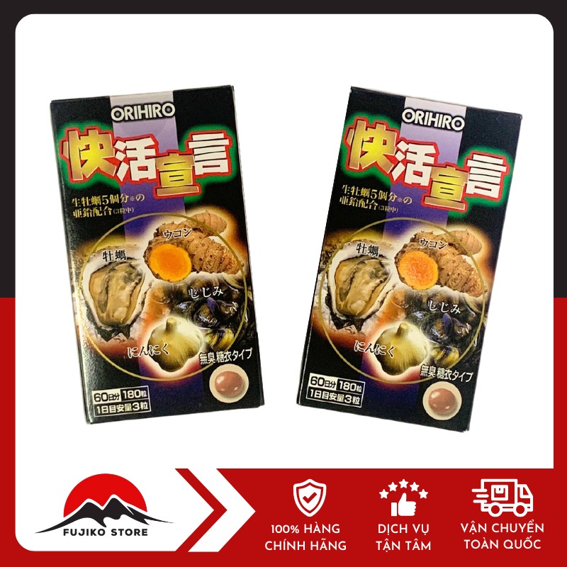 ORIHIRO-tinh-chat-hau-nghe-toi-180v-4 ORIHIRO - Tinh chất hàu, nghệ, tỏi 180 viên