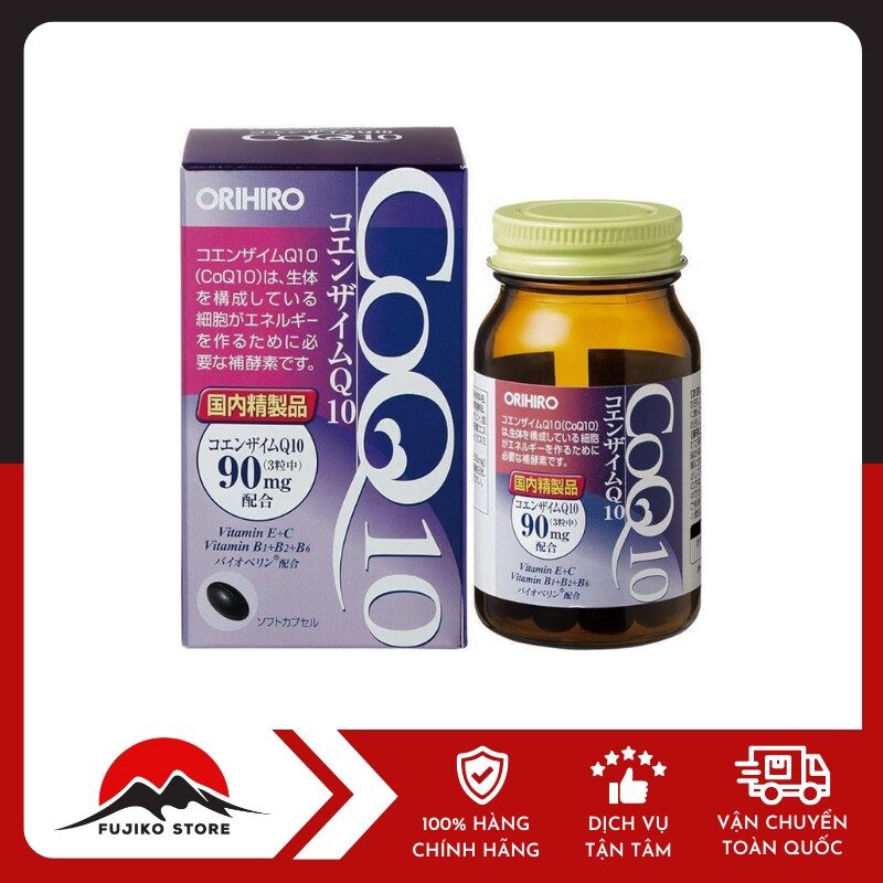 ORIHIRO - Viên uống hỗ trợ tim mạch CoQ10 (90 viên)