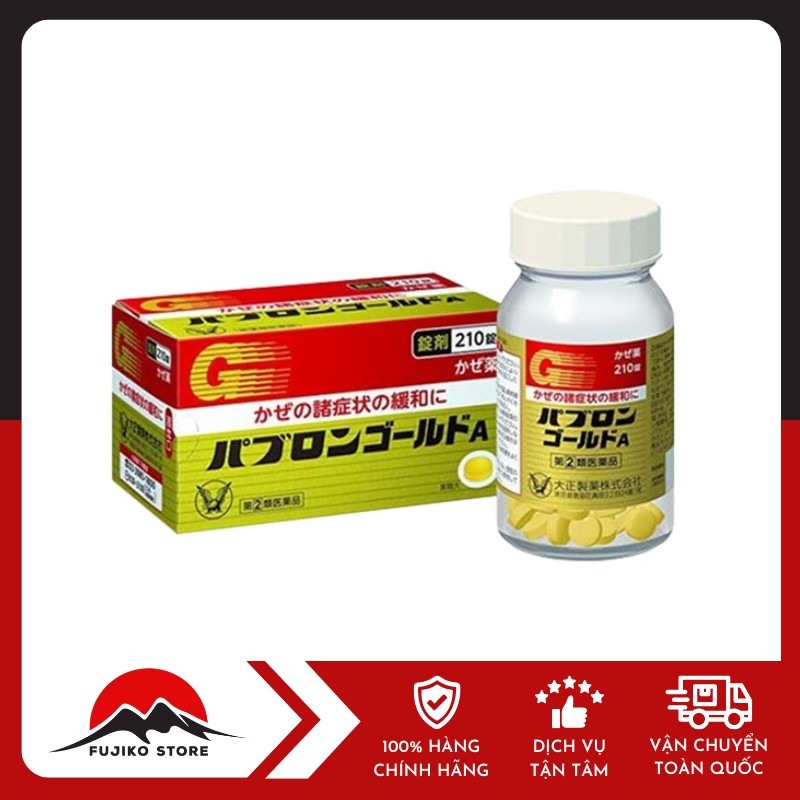 TAISHO-vien-tri-cam-cum-Pabron-GoldA-210v-1 TAISHO - Viên trị cảm cúm Pabron Gold A 210v