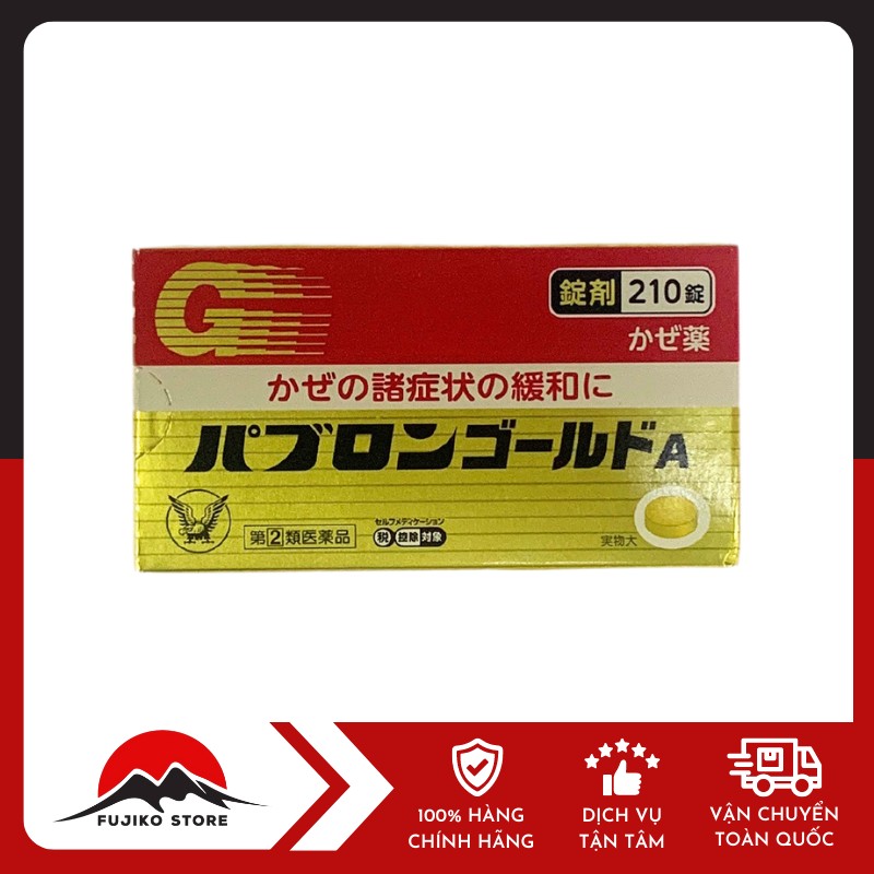 TAISHO-vien-tri-cam-cum-Pabron-GoldA-210v-2 TAISHO - Viên trị cảm cúm Pabron Gold A 210v