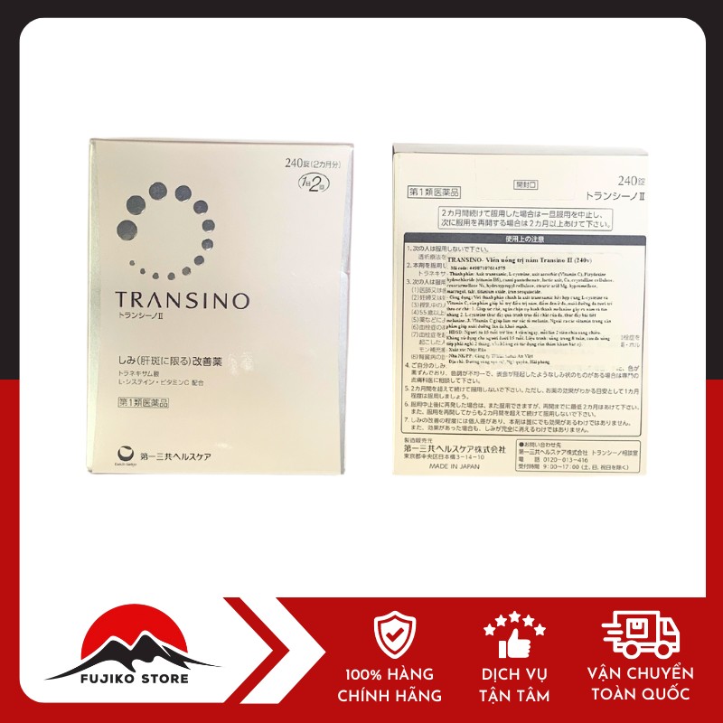 TRANSINO-vien-uong-tri0nam-Transino-II-240v-3 TRANSINO - Viên uống trị nám Transino II (240v)