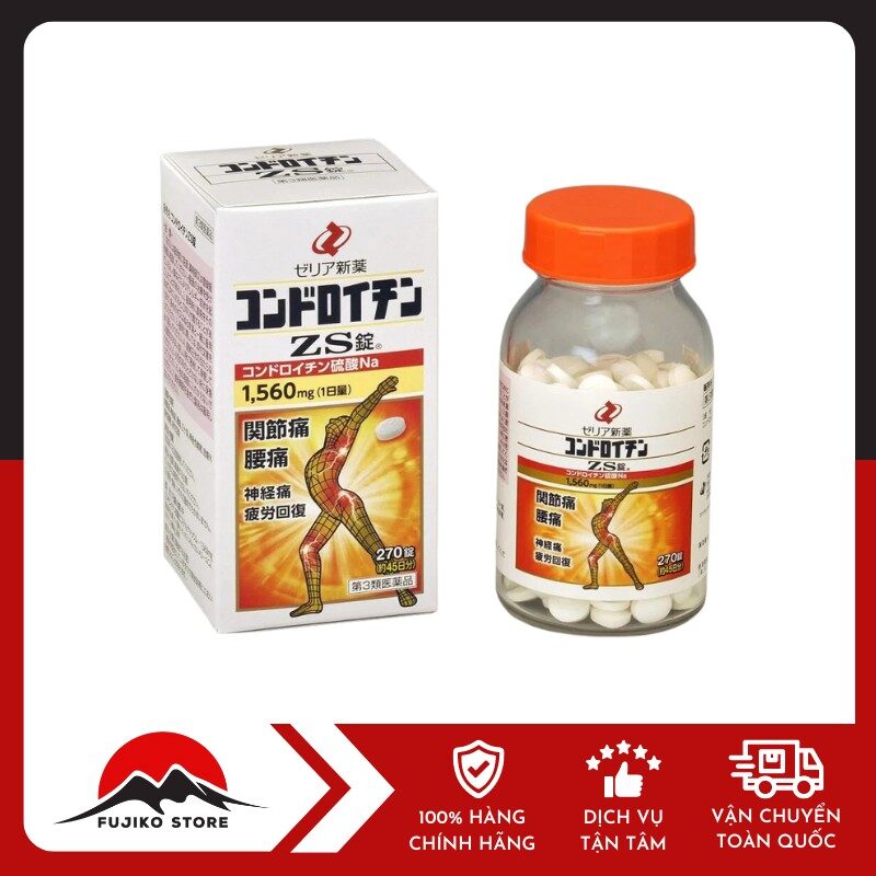 ZERIA - Viên uống Chondroitin bổ xương khớp ZS 270v