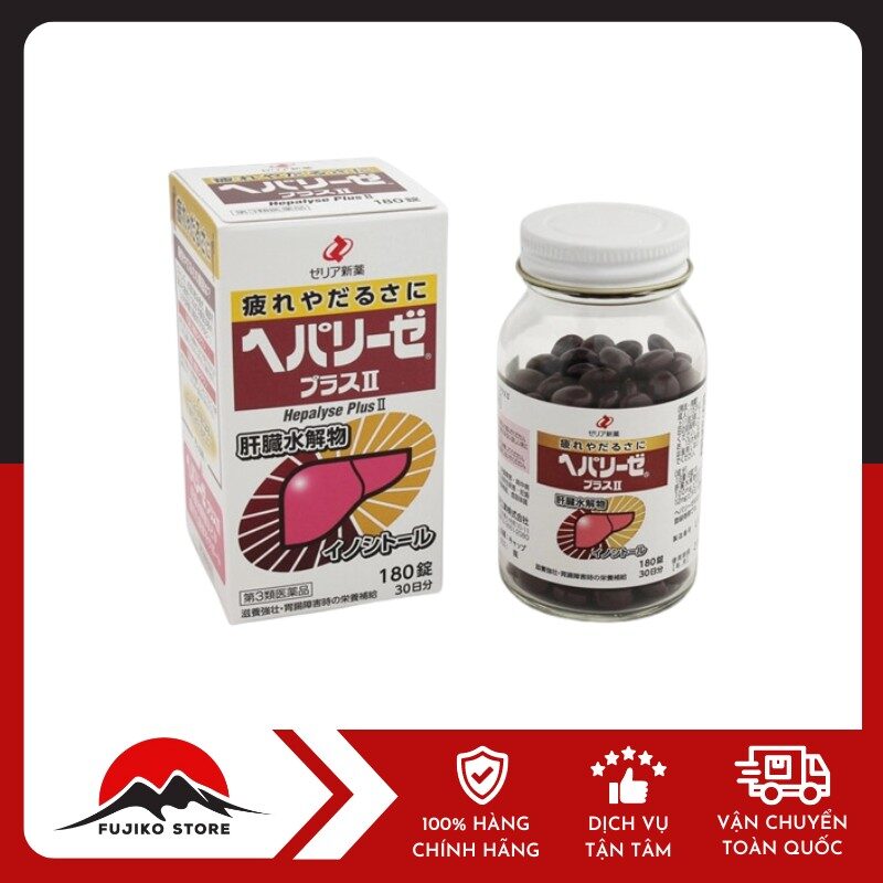 ZERIA - Viên uống bổ gan Hepalyse Plus II (180v)