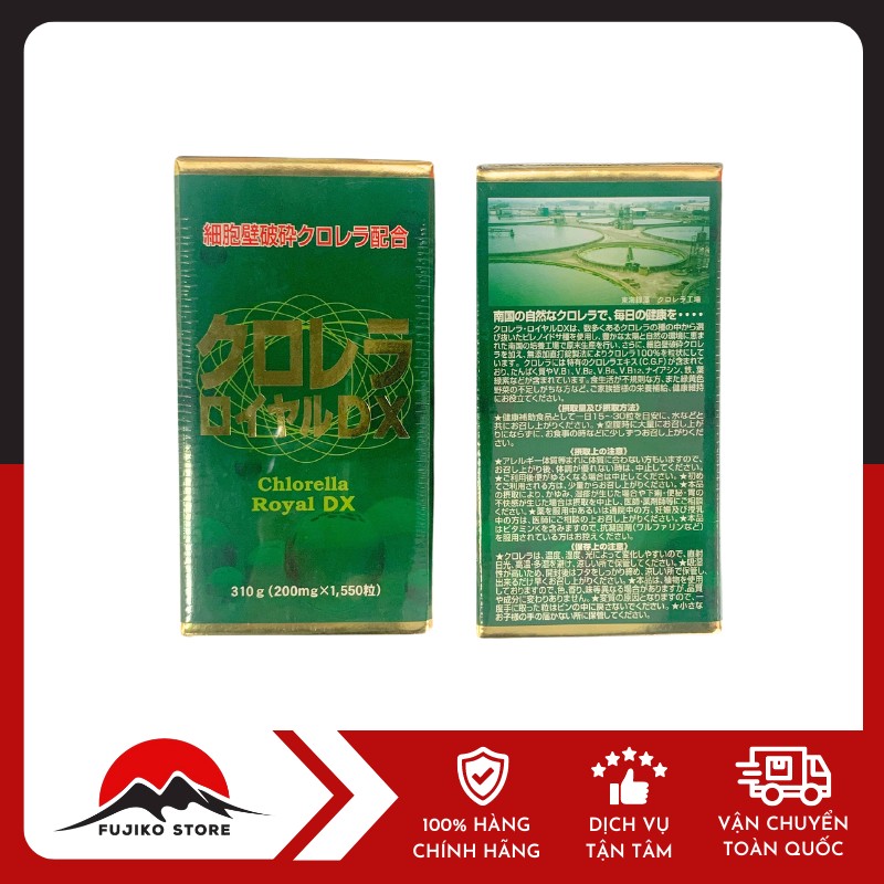 tao-luc-Chlorella-Royal-DX-1550v-2 Tảo lục Chlorella Royal DX 1550 viên