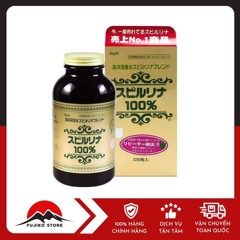JAPAN ALGAE - Tảo xoắn SPIRULINA 2200 viên
