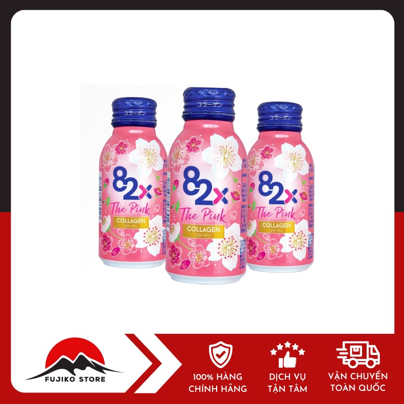 API-thuc-uong-Collagen-82x-The Pink-10-chai-2 API - Thức uống Collagen 82x The Pink 100mlx10 chai