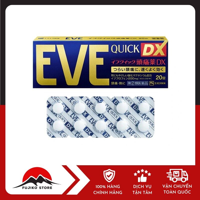 Viên uống giảm đau hạ sốt EVE QUICK DX