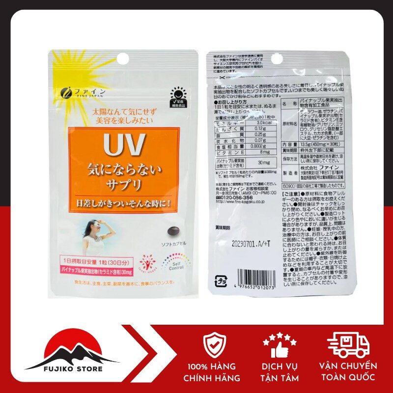 FINE - Viên uống chống nắng 30 ngày (30 Viên)