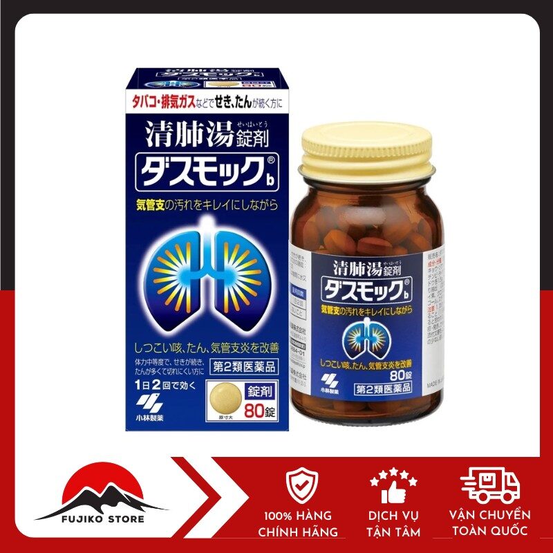 Viên bổ phổi giảm ho, tan đờm 80 viên