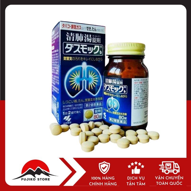 Viên bổ phổi giảm ho, tan đờm 80 viên