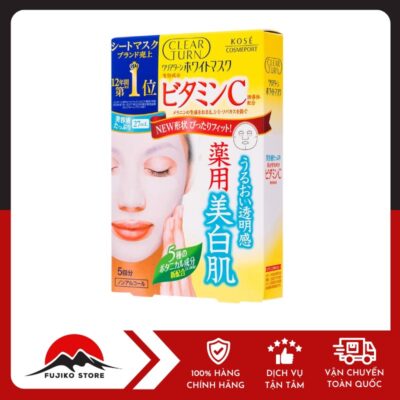 Mặt nạ bổ sung vitamin C làm trắng da KOSE