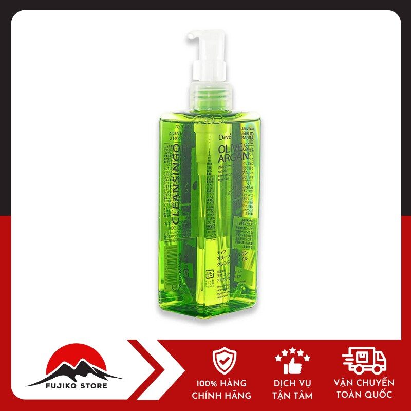 Dầu tẩy trang DEVE chiết xuất dầu OLIVE ARGAN KUMANO YUSHI