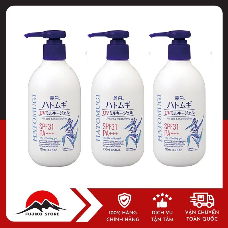 Sữa dưỡng thể chống nắng ý dĩ SPF31 KUMANO YUSHI