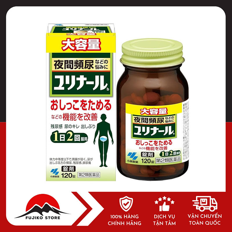 Viên uống tăng cường chức năng bàng quang, chữa tiểu đêm Kobayashi 120 viên