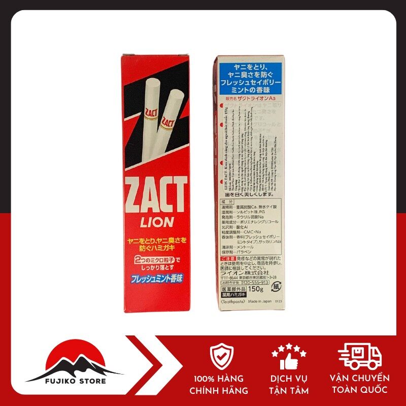 LION - Kem đánh răng cho người hút thuốc lá 150g