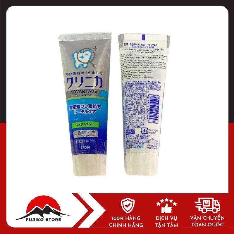 Kem đánh răng Clinica Advantage 130g Lion