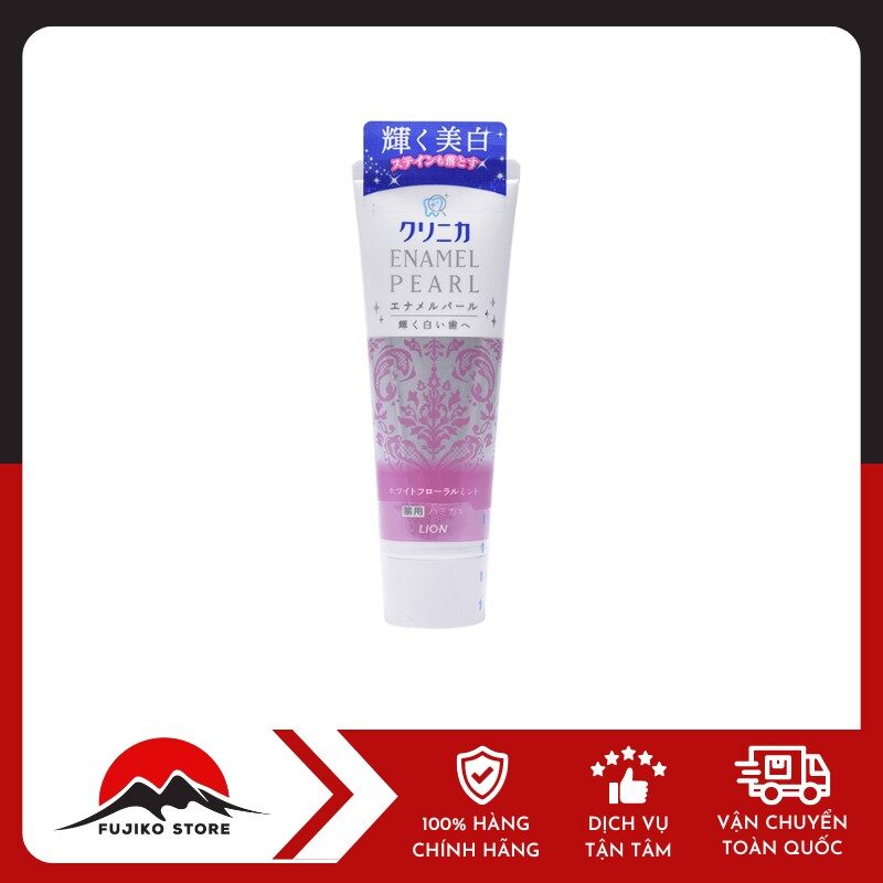 Kem đánh răng Clinica siêu trắng hương bạc hà LION 130g