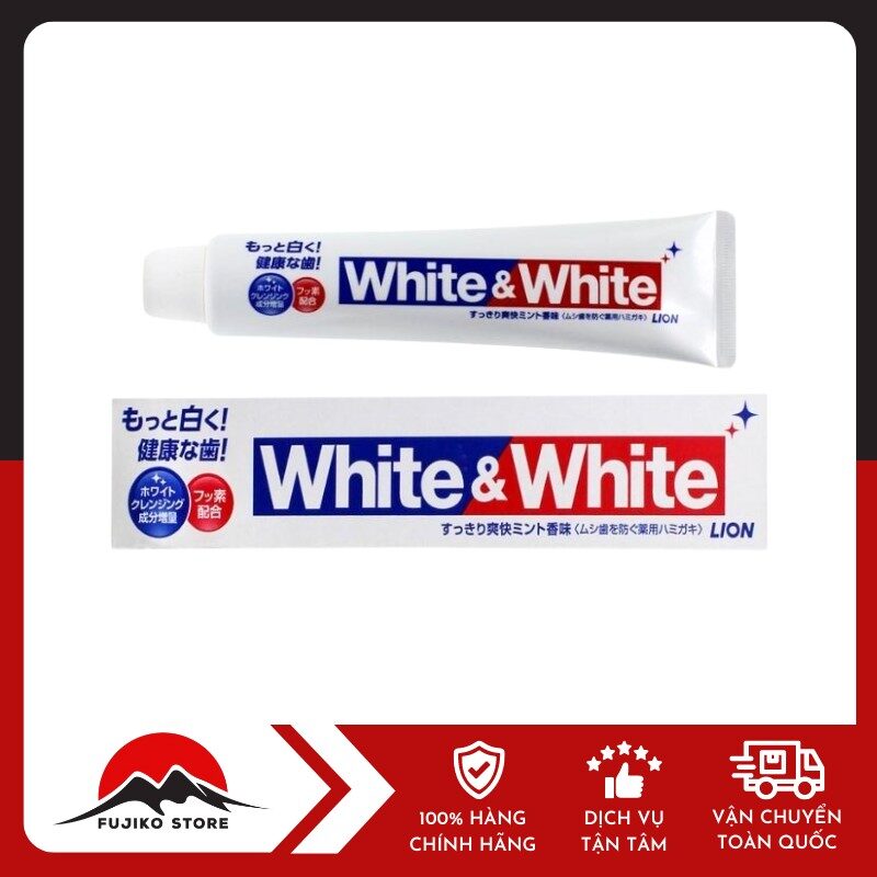LION - Kem đánh răng White & White