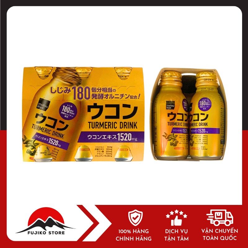 Nước uống tinh chất nghệ giải rượu MARUMAN 100ml