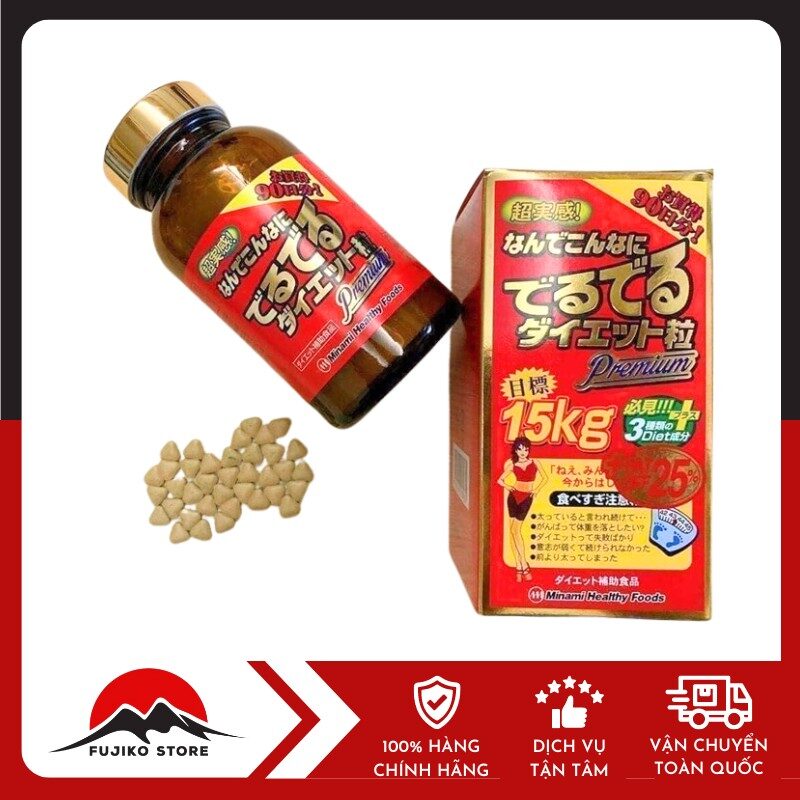 Viên giảm cân 15kg + 25% mỡ thừa Minami Healthy Foods 540 viên