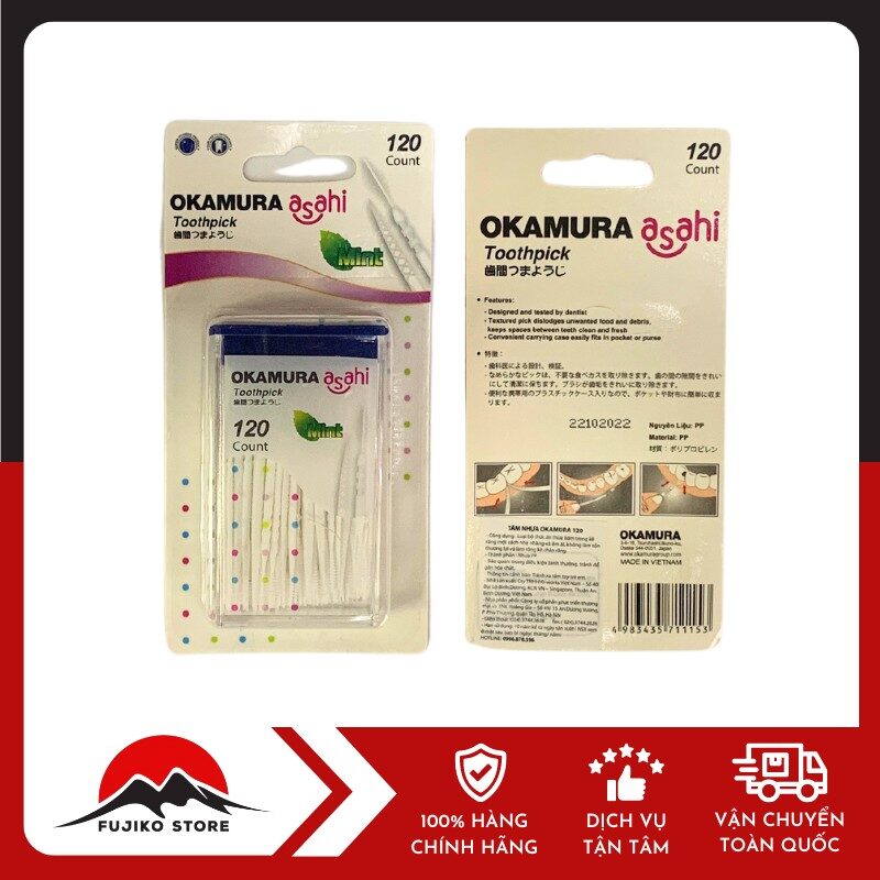 Tăm nhựa OKAMURA 120 cây