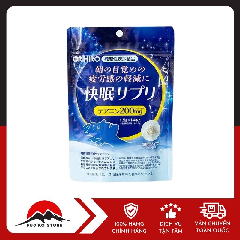 ORIHIRO - Thức uống hỗ trợ ngủ ngon 1.5g x 14 gói