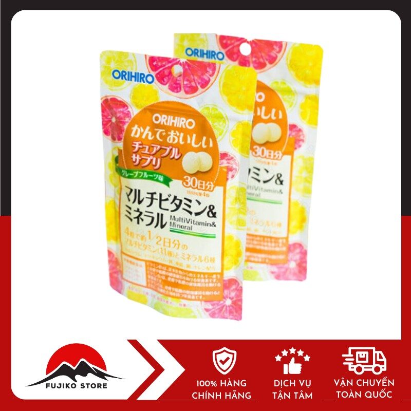 Viên bổ sung vitamin tổng hợp và khoáng chất dạng túi ORIHIRO