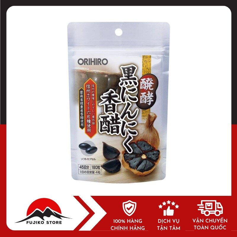 Viên tỏi đen tăng cường sức đề kháng ORIHIRO 180 viên