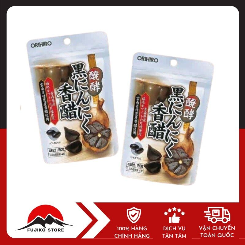 Viên tỏi đen tăng cường sức đề kháng ORIHIRO 180 viên