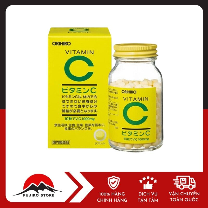 ORIHIRO - Viên uống bổ sung Vitamin C (300 viên)