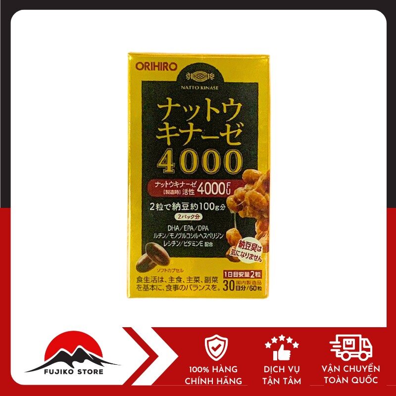 Viên uống chống đột quỵ và tai biến 4000FU ORIHIRO