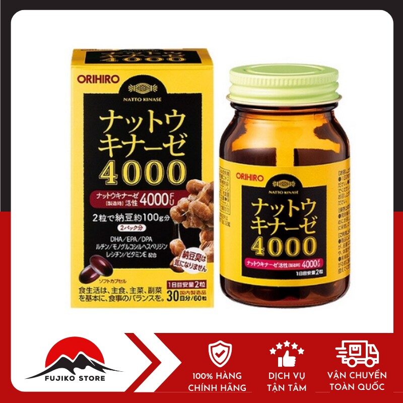 Viên uống chống đột quỵ và tai biến 4000FU ORIHIRO