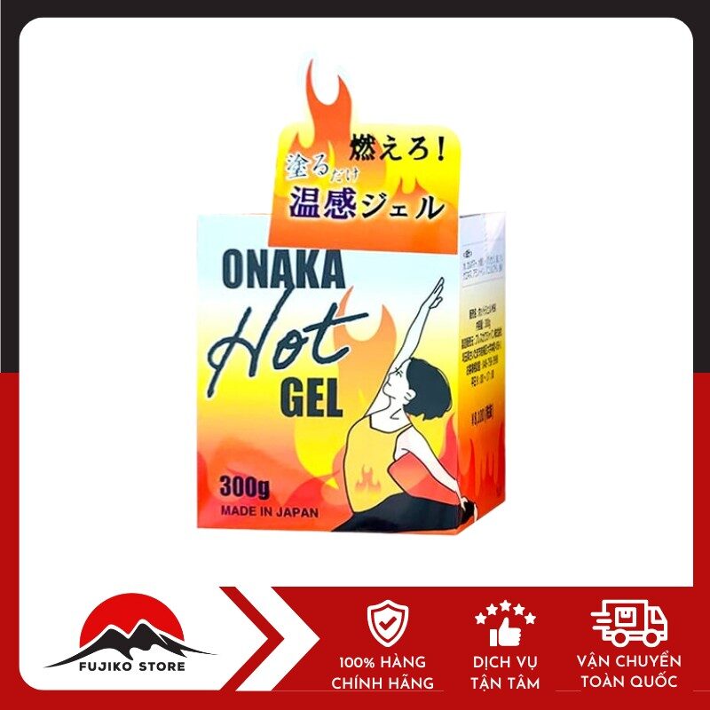 Gel đánh tan mỡ Onaka Hot Gel PILLBOX 300g