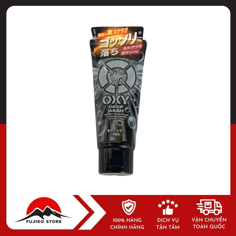 Sữa rửa mặt Oxy làm sạch sâu cho nam ROHTO