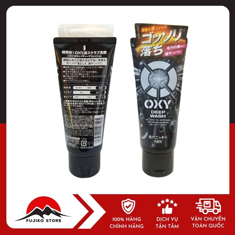 Sữa rửa mặt Oxy làm sạch sâu cho nam ROHTO