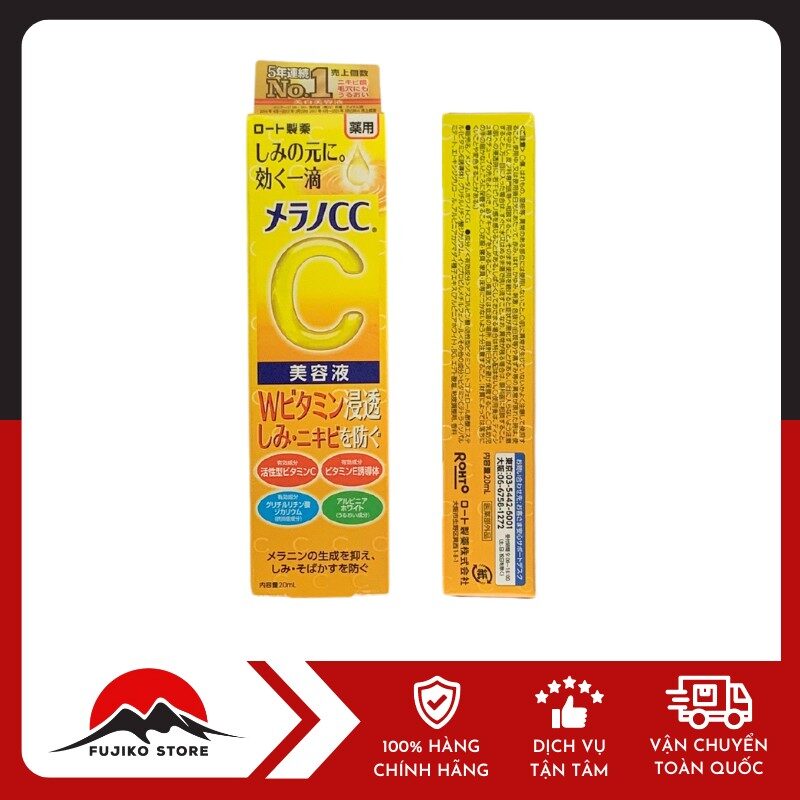 Serum Melano CC dưỡng trắng da ROHTO