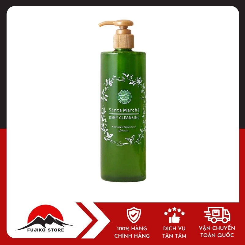 Gel tẩy trang trà xanh làm sạch sâu SANTA MARCHE