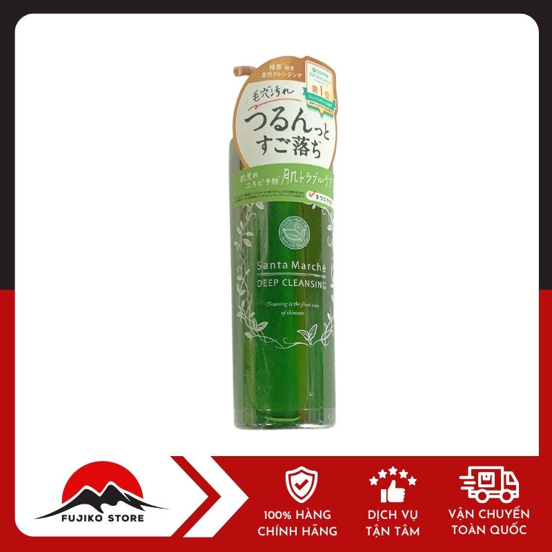 Gel tẩy trang trà xanh làm sạch sâu SANTA MARCHE