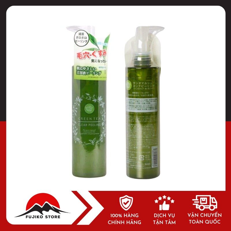 Gel tẩy da chết GREEN TEA làm sạch sâu SANTA MARCHE