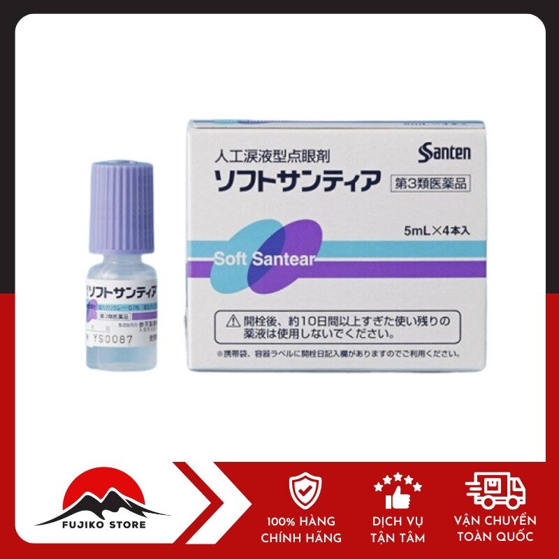 SANTEN - Nước nhỏ mắt Soft Santear ngừa khô mắt 5ml