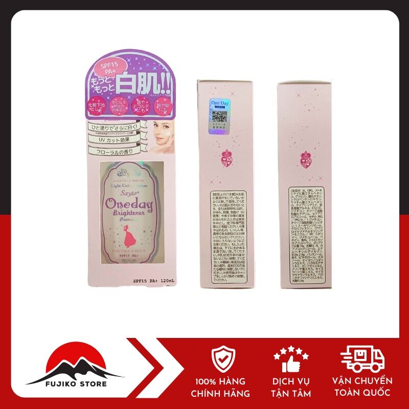 Lotion dưỡng trắng One Day chống nắng SPF15 SERA